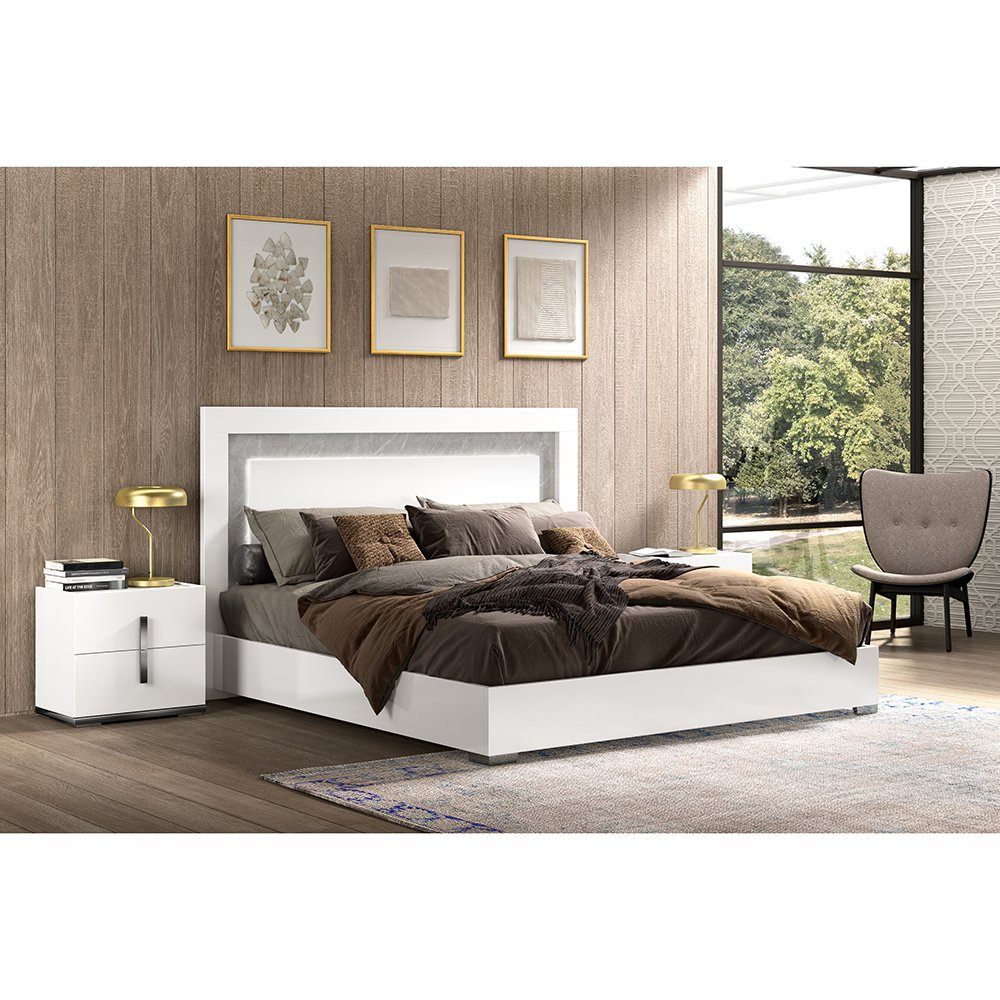 Кровать Status Mara, двуспальная, цвет белый, 180x203 см (MABWHLT03)MABWHLT03