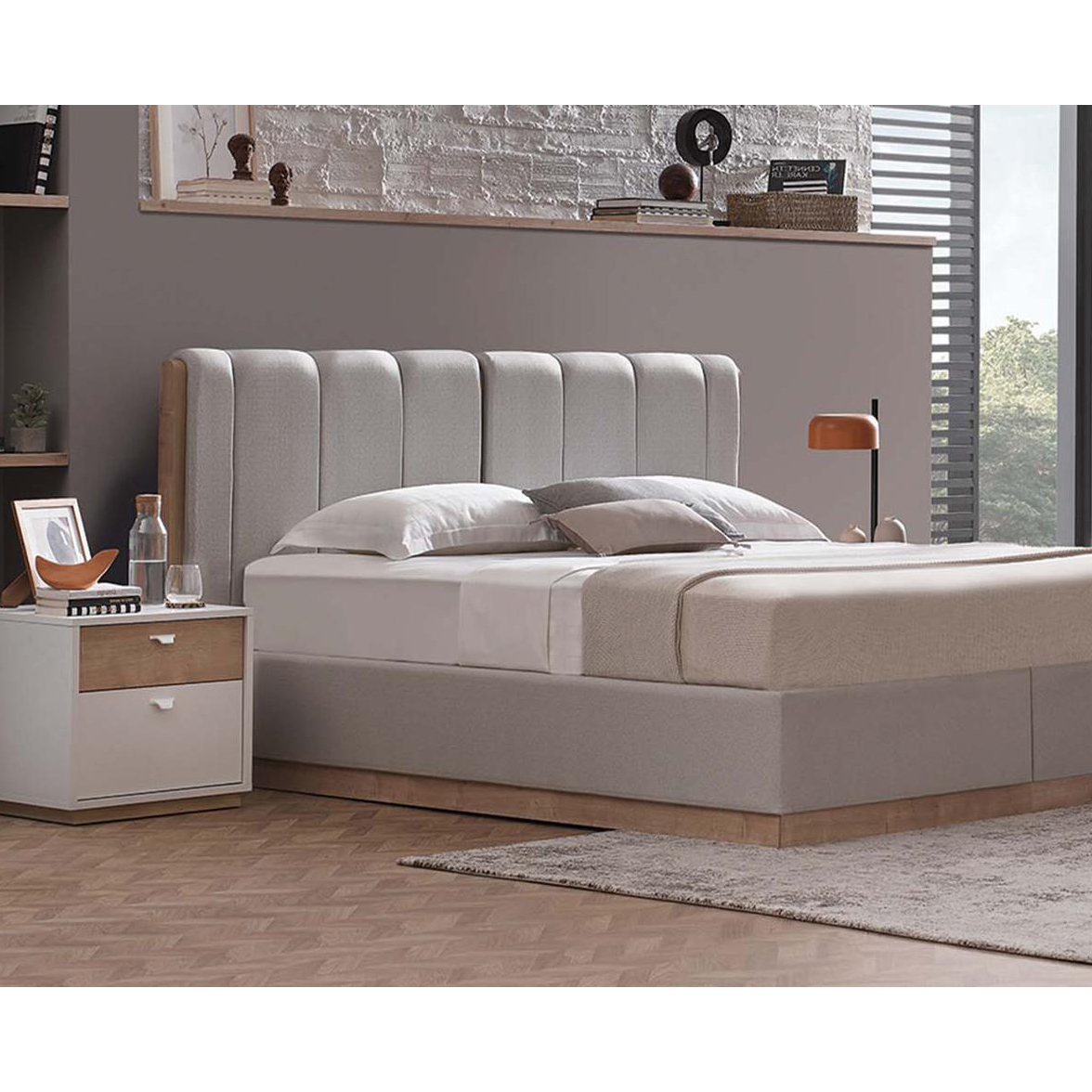 Кровать Enza Home Polka, двуспальная, с подъемным механизмом, 180х200 см (остатки) Кровать Enza Home Polka, двуспальная, с подъемным механизмом, 180х200 см (остатки)