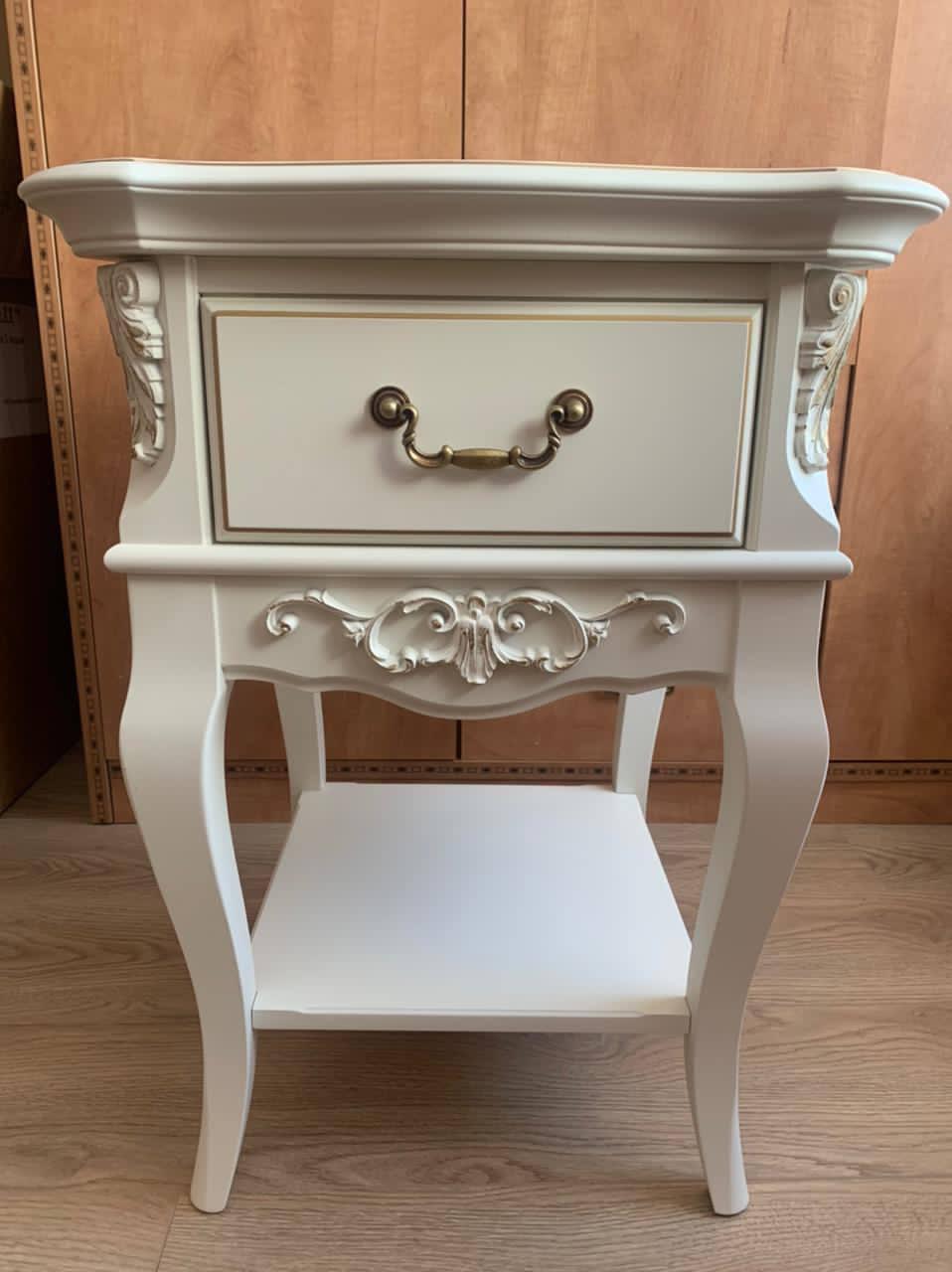 Тумба прикроватная Aletan Provence Wood, узкая, 1 ящик, 44х36х66 см, цвет: черный-дерево (W306BL)W306BL Тумба прикроватная Aletan Provence Wood, узкая, 1 ящик, 44х36х66 см, цвет: черный-дерево (W306BL)W306BL