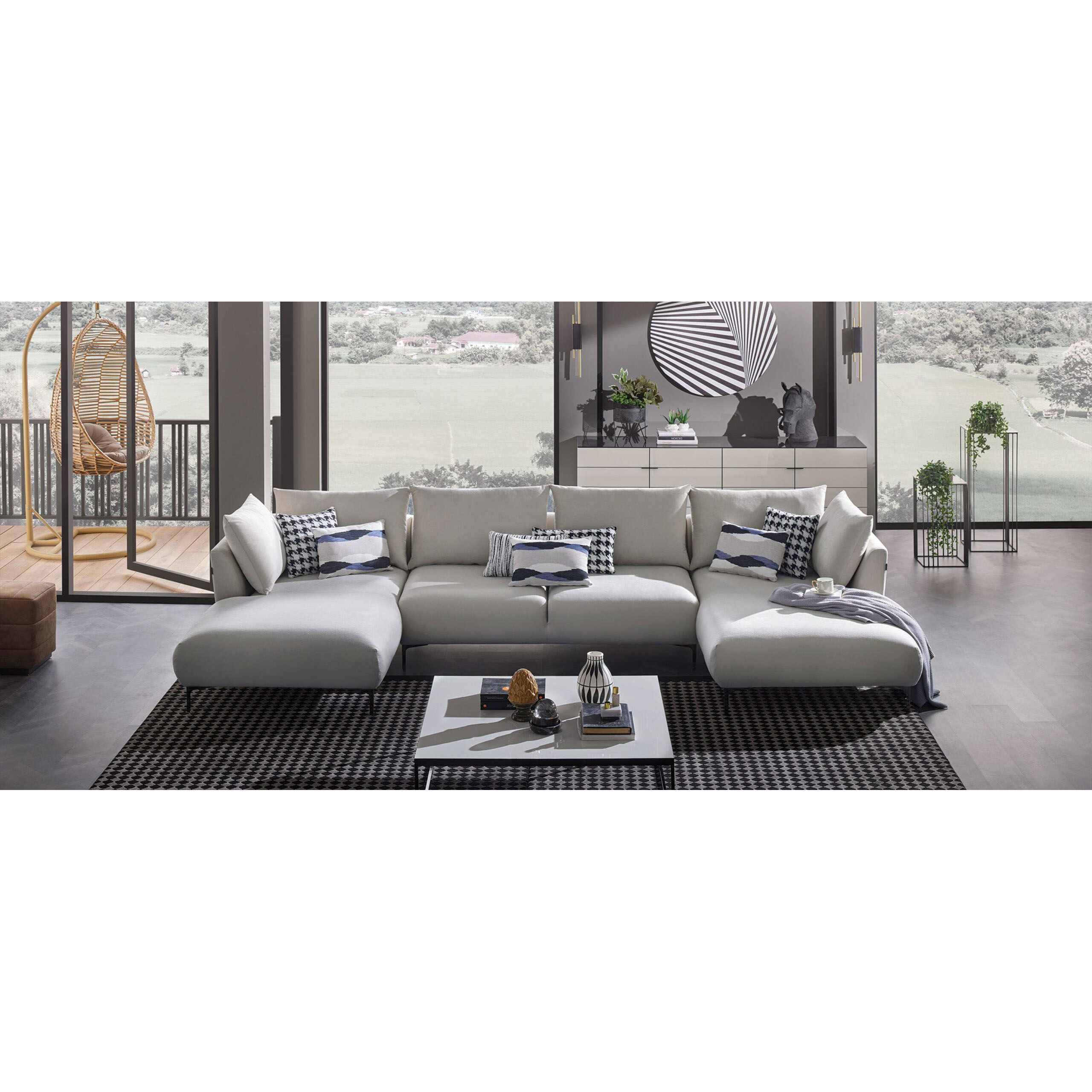 Модуль дивана Enza Home Mayfair, шезлонг правый, размер 108x176x80 см