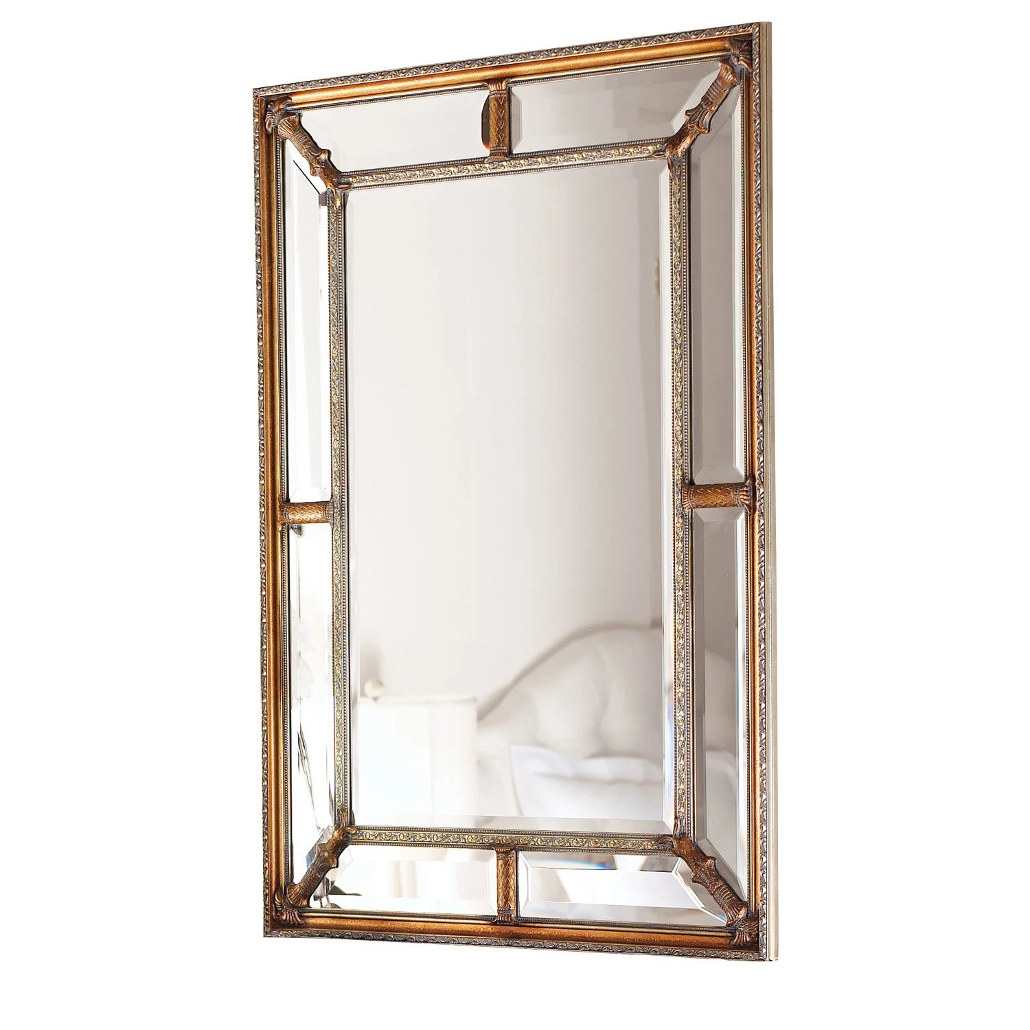 Зеркало в раме Louvrehome "Гарри" Gold, размер 92х122х3 (LH2832SG)LH2832SG