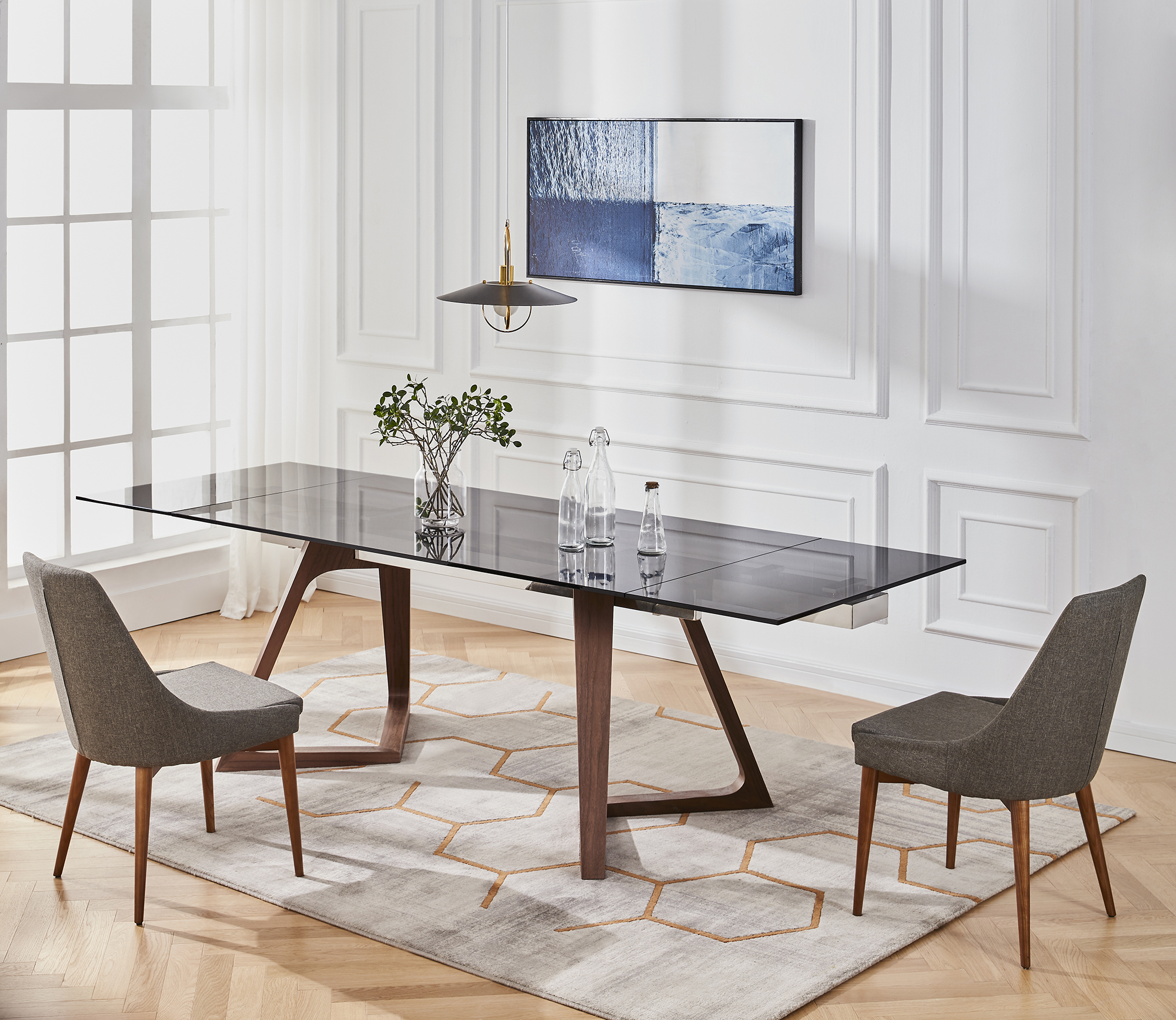 Стол обеденный раскладной IST-CASA Бостон Блэк MC-1772DT-S, размер 160(240)х90х76см, цвет: затемненное стекло (MC-1772DT-Scasa)MC-1772DT-Scasa Стол обеденный раскладной IST-CASA Бостон Блэк MC-1772DT-S, размер 160(240)х90х76см, цвет: затемненное стекло (MC-1772DT-Scasa)MC-1772DT-Scasa