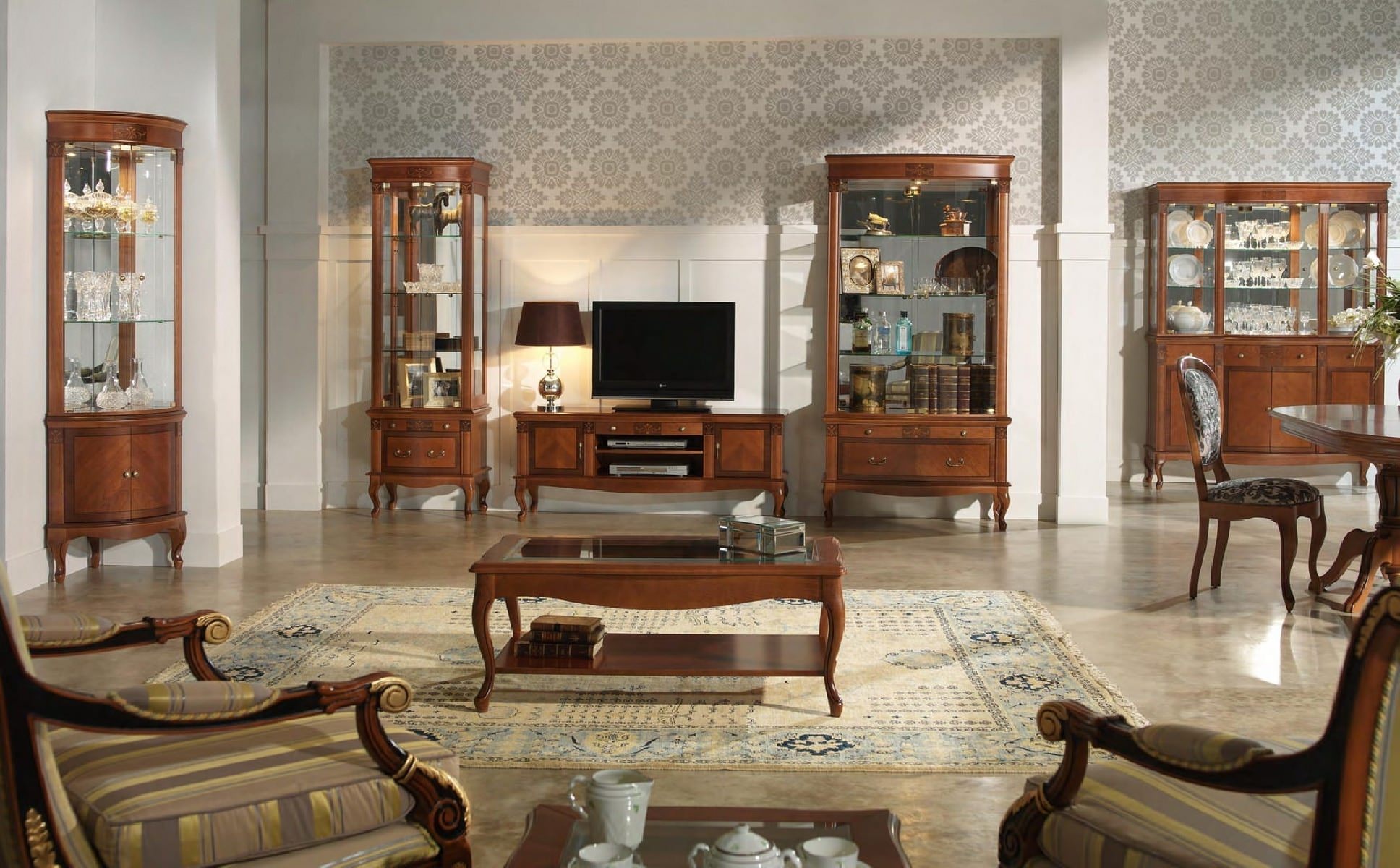 Тумба ТВ Panamar Classico, цвет: орех/черешня, 150х45х61 см (861.150.P)861.150.P Тумба ТВ Panamar Classico, цвет: орех/черешня, 150х45х61 см (861.150.P)861.150.P