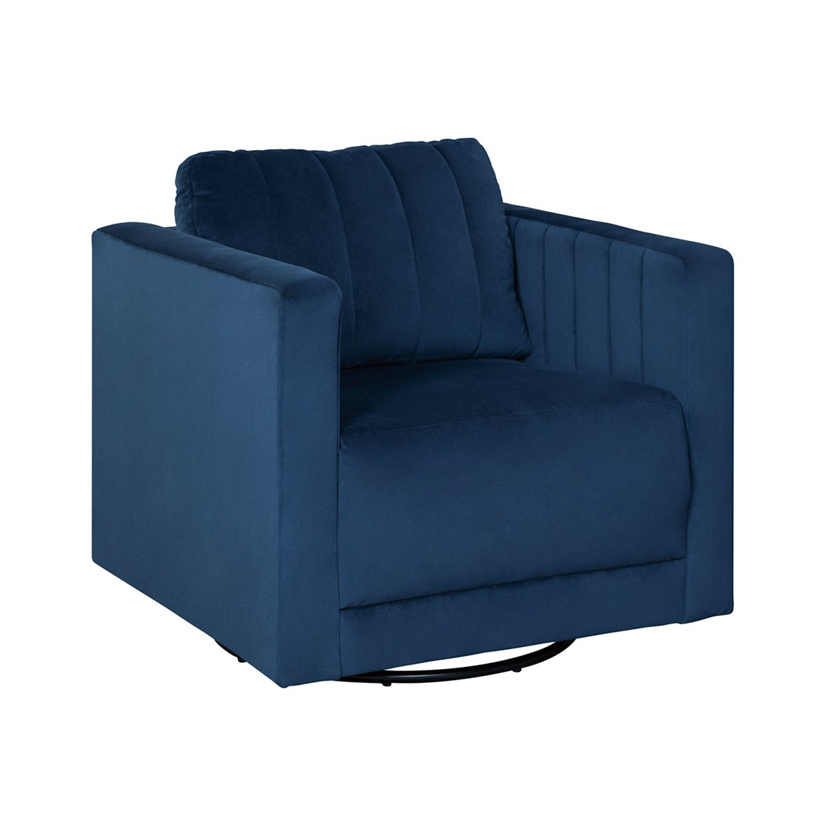Кресло Ashley Enderlin, вращающееся, синее, размер 84х84х86 см (1780142)Enderlin 1780142