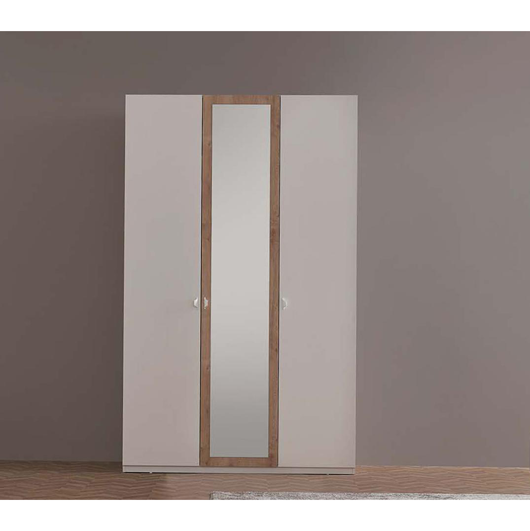 Шкаф платяной Enza Home Polka, 3 дверный, размер 136х61х222 см