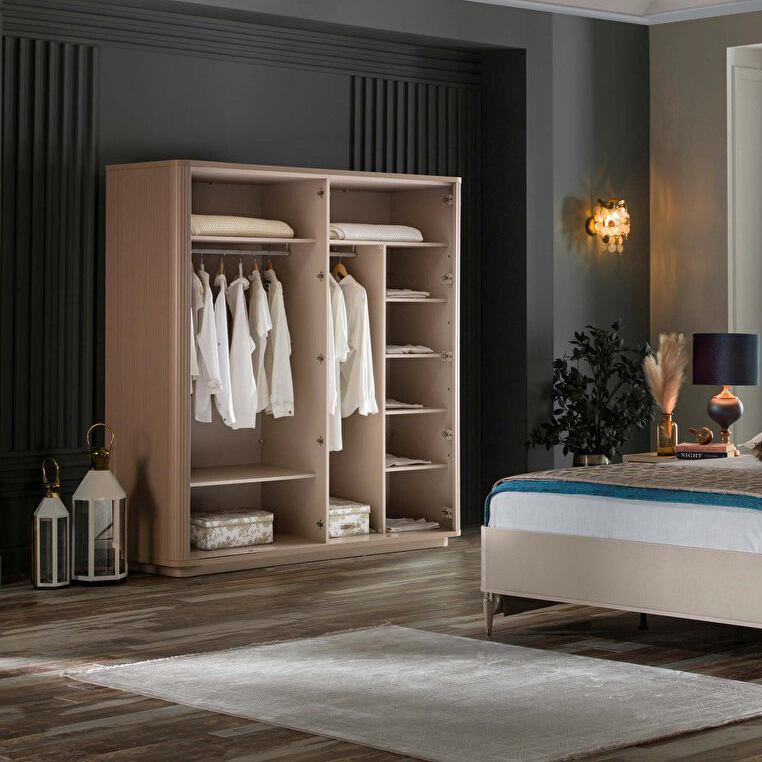 Шкаф платяной Bellona Sanvito, 4-ти дверный, размер 181x66x201 см (SANV-20)SANV-20/22SVT2004 Шкаф платяной Bellona Sanvito, 4-ти дверный, размер 181x66x201 см (SANV-20)SANV-20/22SVT2004