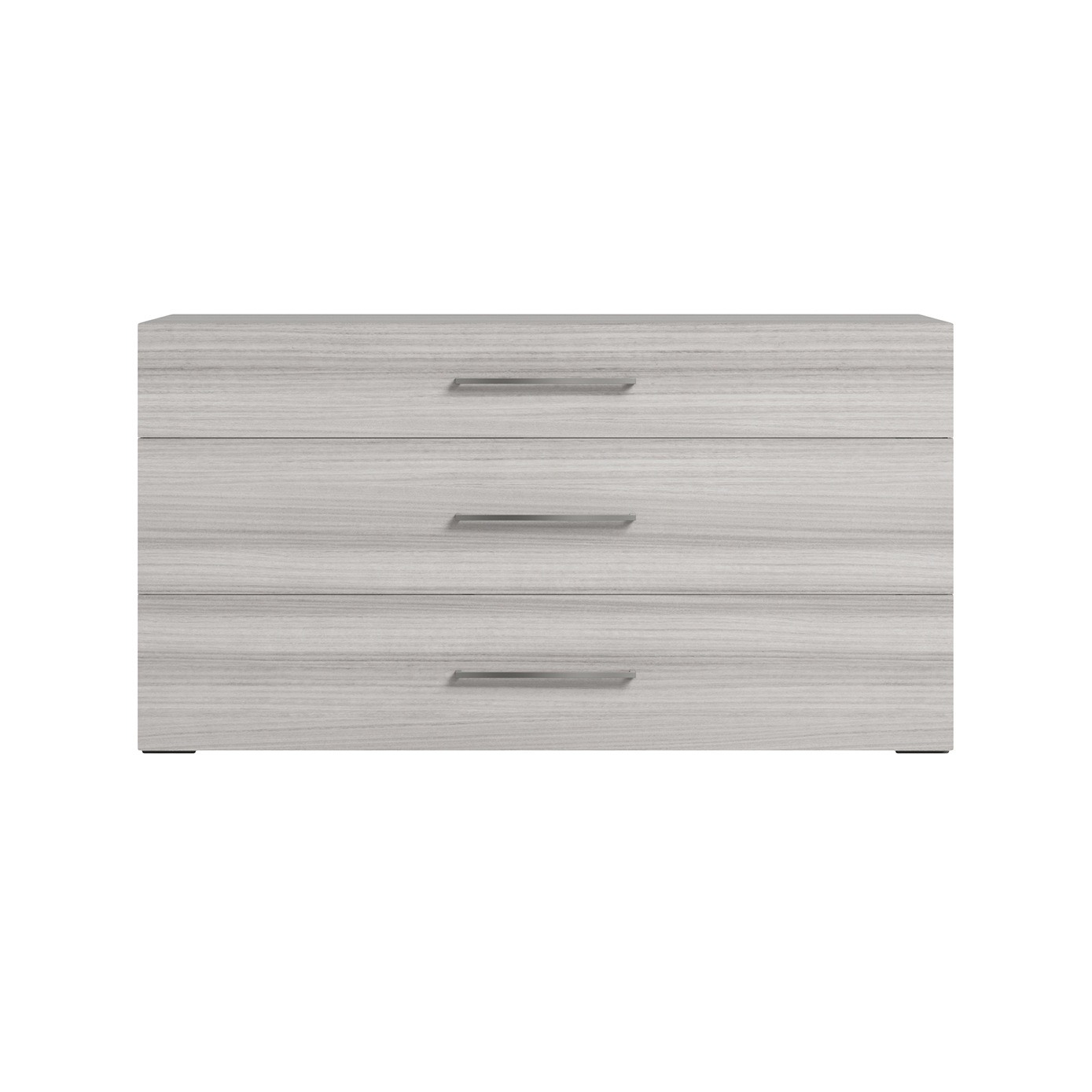 Комод широкий Status Mia, 3 ящика, c ручками, цвет Grey, размер 150x52x80 см (MIBGRCM01M)MIBGRCM01M