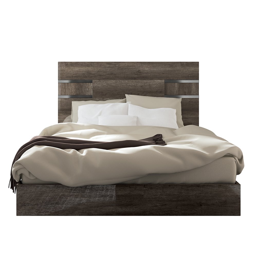 Кровать Status Medea, двуспальная, Q.S.,с деревянным изголовьем, 154х203 см (MEBVOLT01)MEBVOLT01