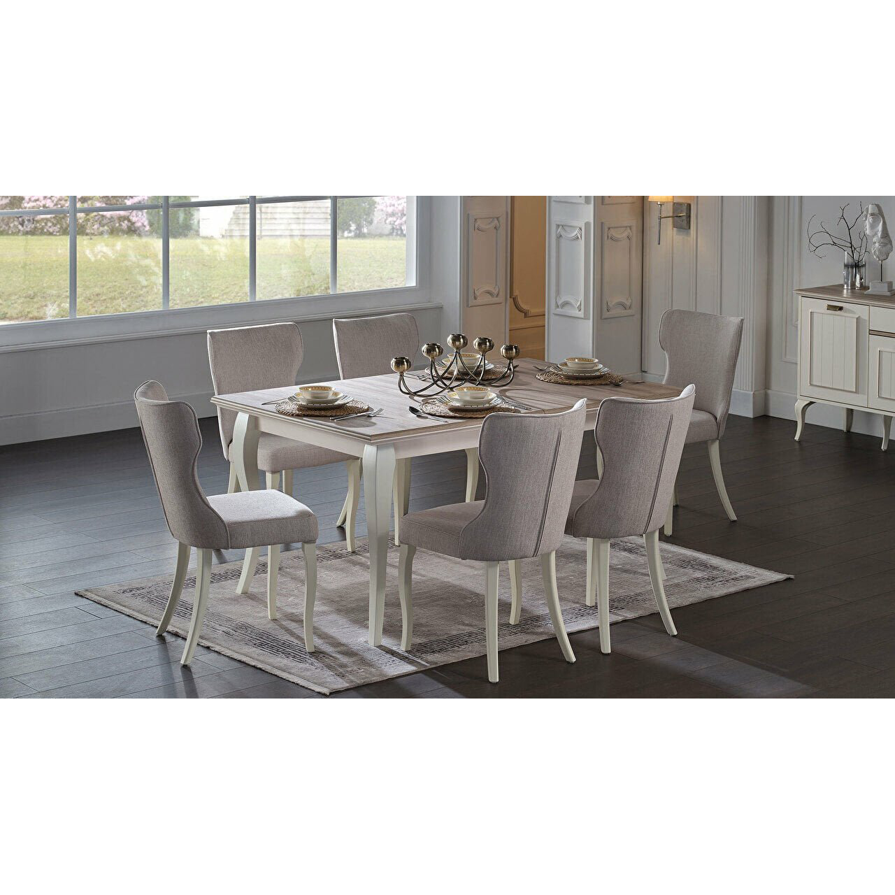 Стол обеденный Bellona Andera, прямоугольный раздвижной, размер 166 (206)x100x77 см (ANDR-14)ANDR-14 Стол обеденный Bellona Andera, прямоугольный раздвижной, размер 166 (206)x100x77 см (ANDR-14)ANDR-14