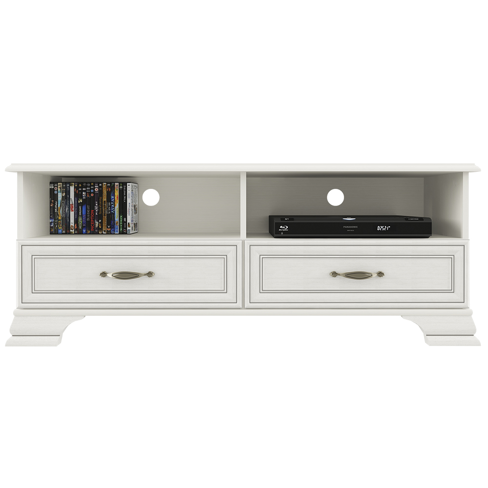Тумба ТВ Anrex TIFFANY, цвет Вудлайн кремовый, 130х37х50 см (RTV 2S2N)647366