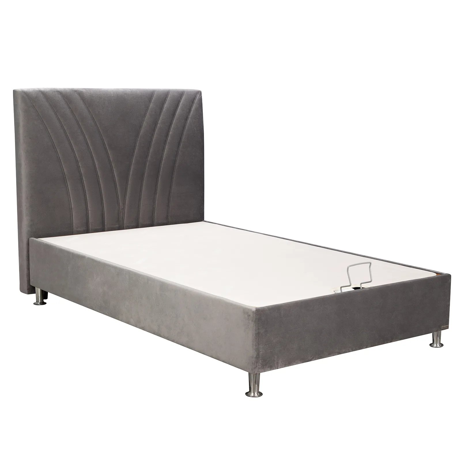 Кровать Bellona Verso, с мягким изголовьем, с подъемным механизмом, обивка: ткань: B0042VERS-()+VERS-()X200 Кровать Bellona Verso, с мягким изголовьем, с подъемным механизмом, обивка: ткань: B0042VERS-()+VERS-()X200