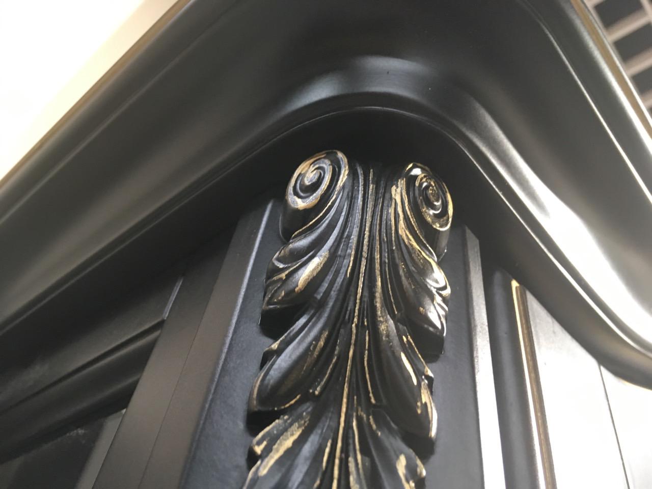 Витрина Aletan Provence, однодверная, левая, цвет: черный, размер 70х44х203 см (B602BL)B602BL Витрина Aletan Provence, однодверная, левая, цвет: черный, размер 70х44х203 см (B602BL)B602BL