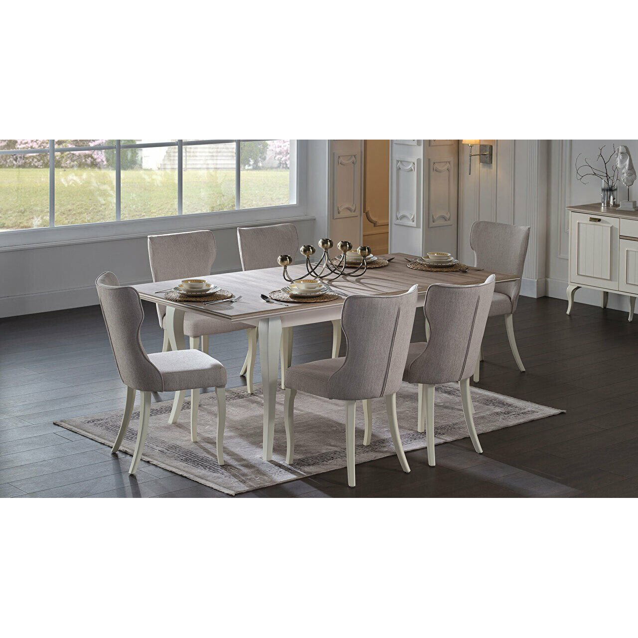 Стол обеденный Bellona Andera, прямоугольный раздвижной, размер 166 (206)x100x77 см (ANDR-14)ANDR-14 Стол обеденный Bellona Andera, прямоугольный раздвижной, размер 166 (206)x100x77 см (ANDR-14)ANDR-14