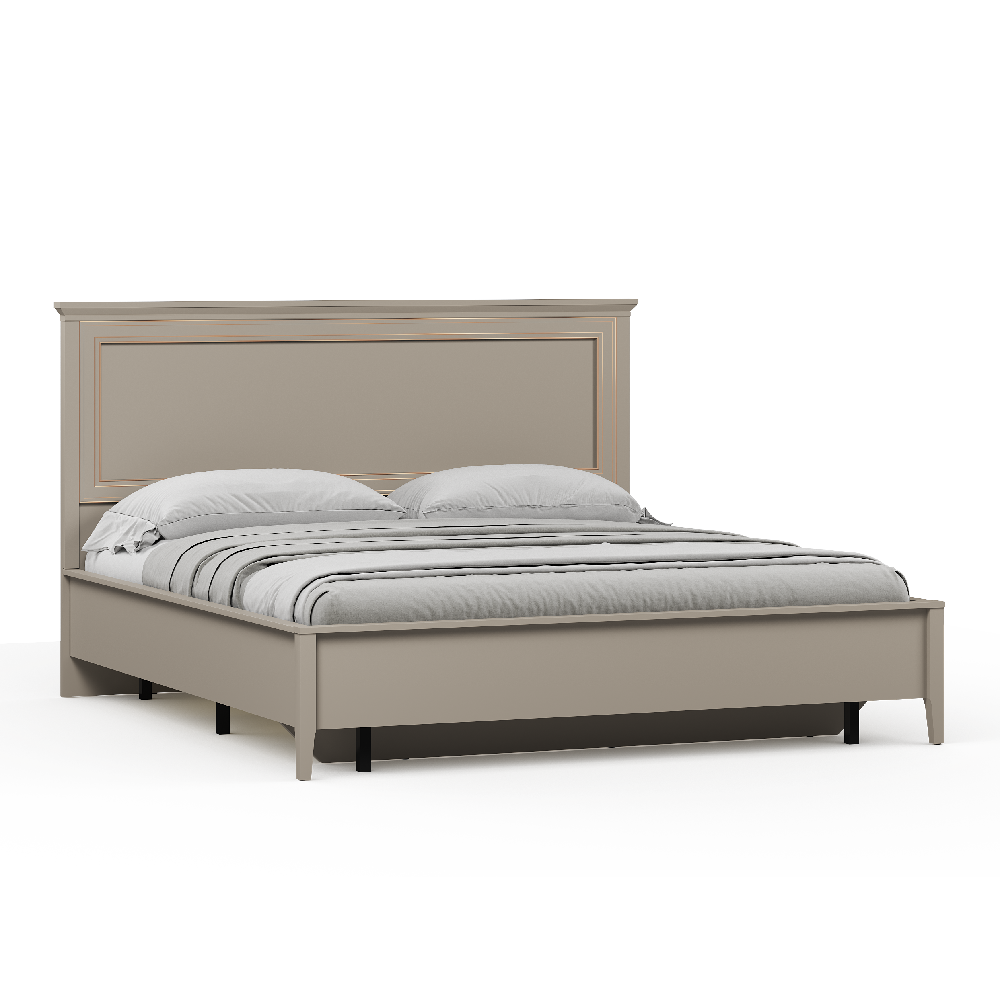 Кровать 180х200 БРВ Классик (Classic), 193x207x120 см, цвет: глиняный серый (LOZ180x200)LOZ180x200