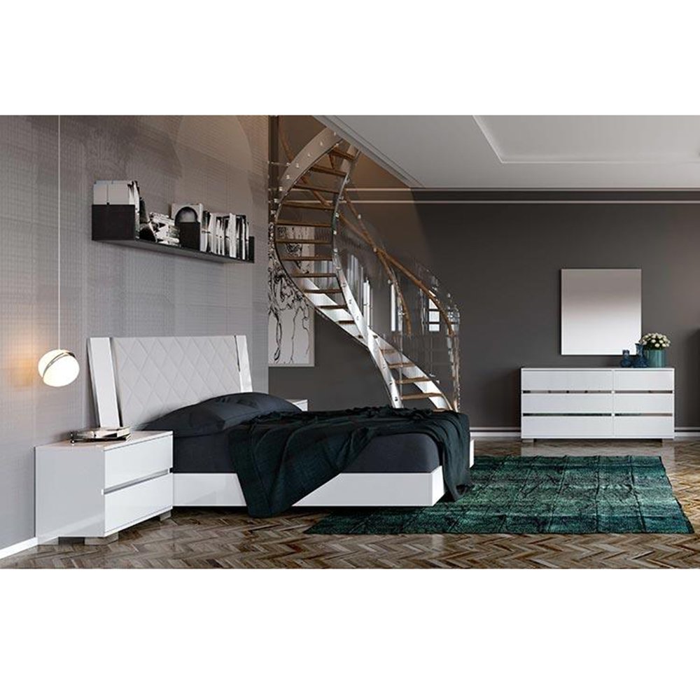 Кровать Status Dream, двуспальная, 198х200, цвет белый, 258x216x123 см (DRBWHLT02)DRBWHLT02
