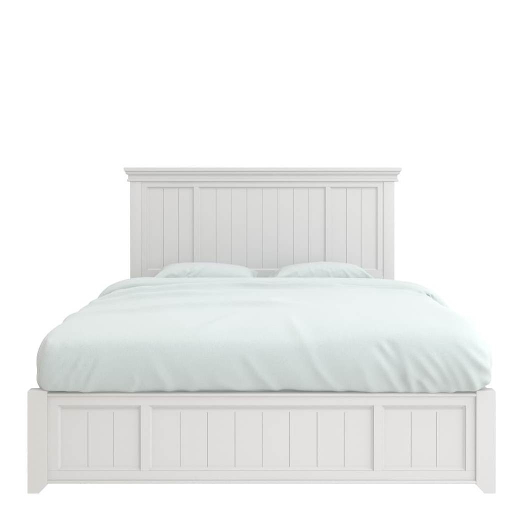 Кровать Tesoro White, с подъемным механизмом, 90/120/140/160/180х200 см, цвет: белый (T209/202/204/206/208ПМW)T209/202/204/206/208ПМW
