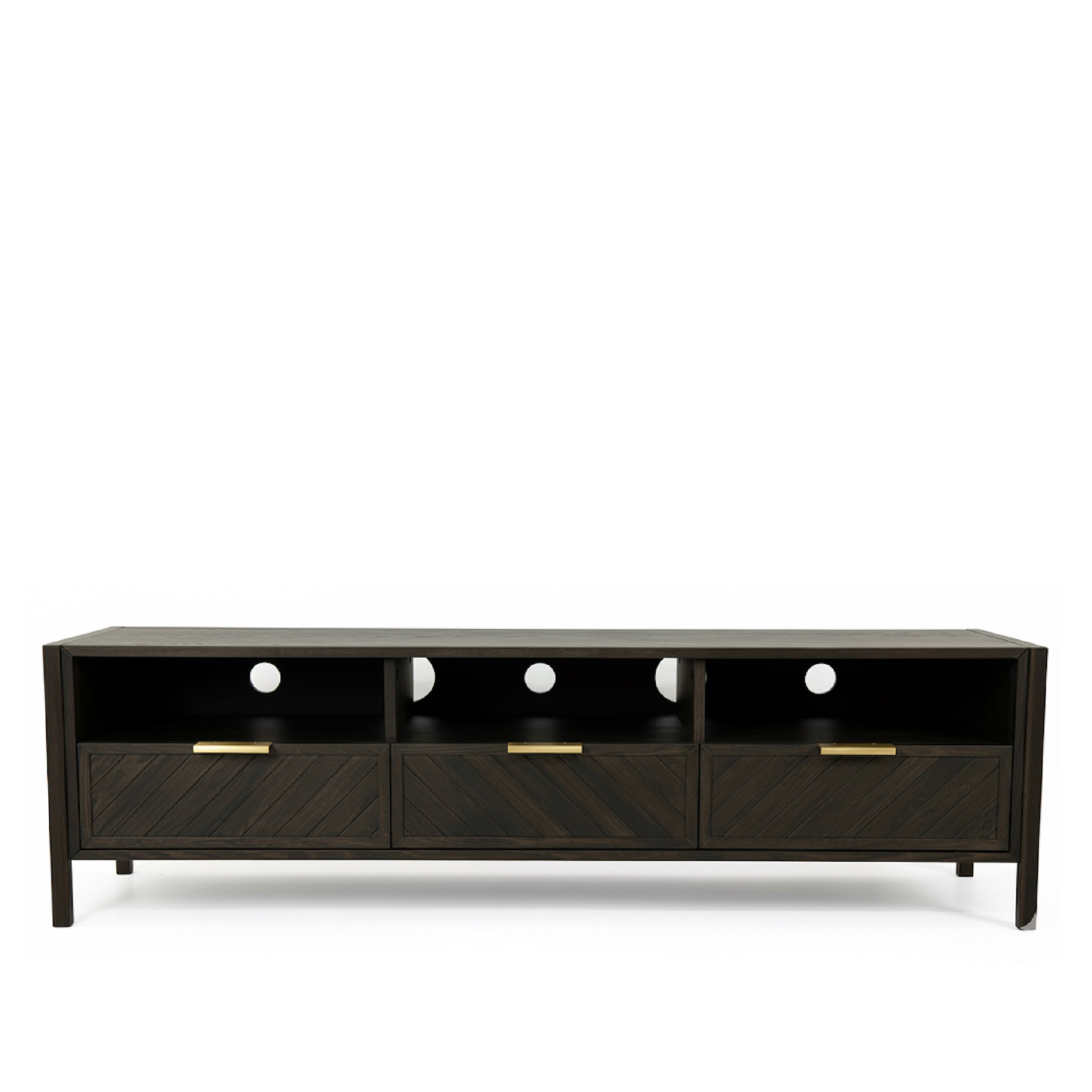 Тумба ТВ с 4-мя ящиками Vissam ART-DECO, размер 174х49х50 см, цвет Дуб Венге  (23017.01) Тумба ТВ с 4-мя ящиками Vissam ART-DECO, размер 174х49х50 см, цвет Дуб Венге  (23017.01)23017.01