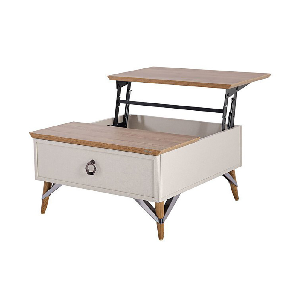 Стол журнальный Bellona Valencia, трансформер, с ящиком, размер 81x83x44 см (VALNC-55)VALNC-55