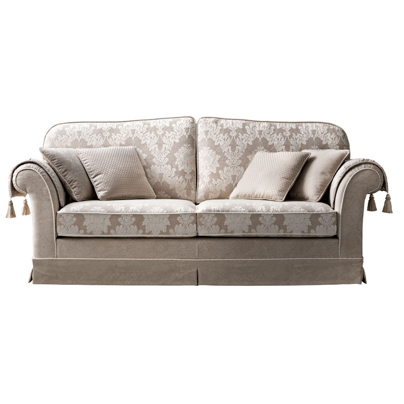 Диван 2-х местный Treviso Camelgroup, ткань 828 Col.300 Corda (каркас)/ 827 Col.300 Corda (подушки); Cat.D, размер 170x104x95 см