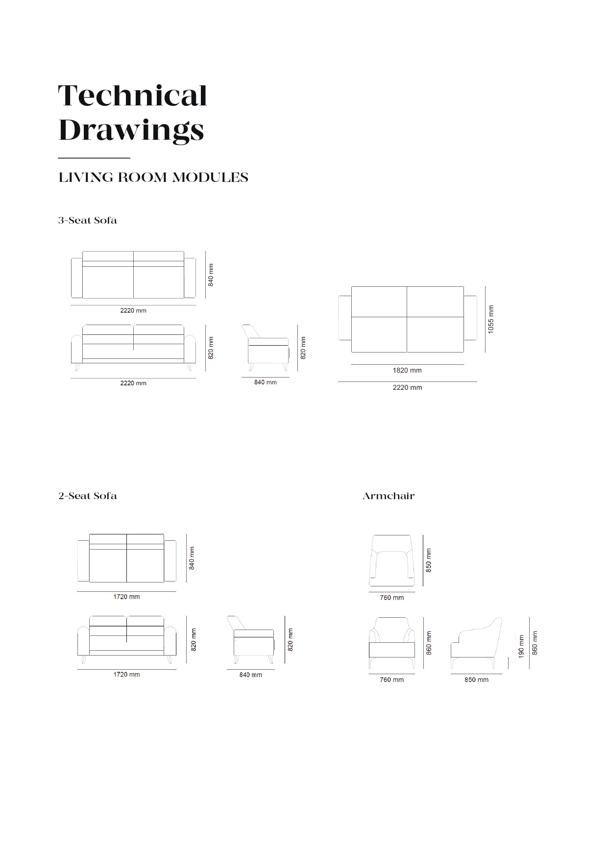 Диван Enza Home Paloma, 2-местный, размер 172х84х82 см1614211053401 Диван Enza Home Paloma, 2-местный, размер 172х84х82 см1614211053401