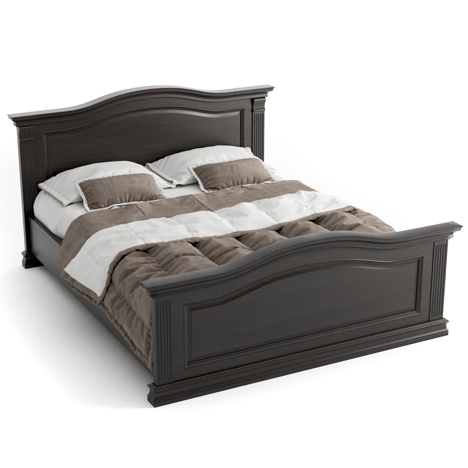Кровать SDK Home Rimar, 140/160/180x200, цвет готикаRM.M21.184х21.U.G