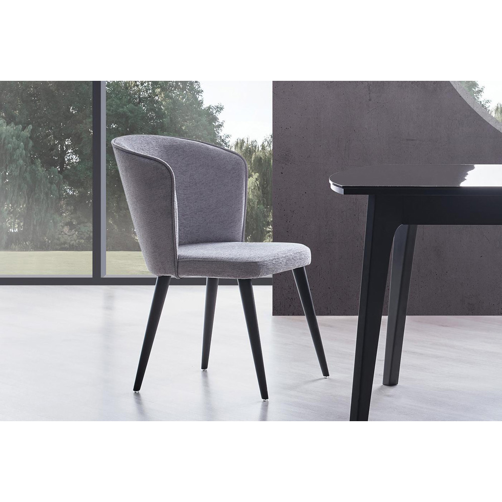 Стул серый Enza Home Legato, размер 56х64х86 см1815011361448 Стул серый Enza Home Legato, размер 56х64х86 см1815011361448