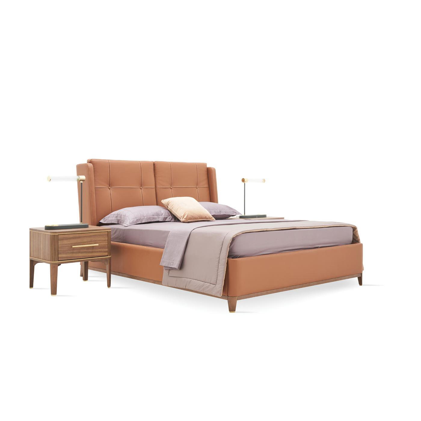 Кровать Enza Home Raum, двуспальная, с подъемным механизмом, 160х200 см