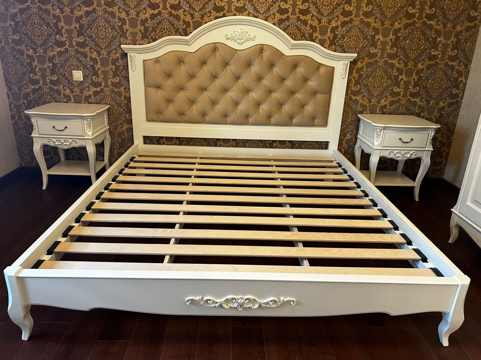 Кровать Aletan Provence, односпальная, 120x200 см, цвет: синий (B212IN)B212IN Кровать Aletan Provence, односпальная, 120x200 см, цвет: синий (B212IN)B212IN