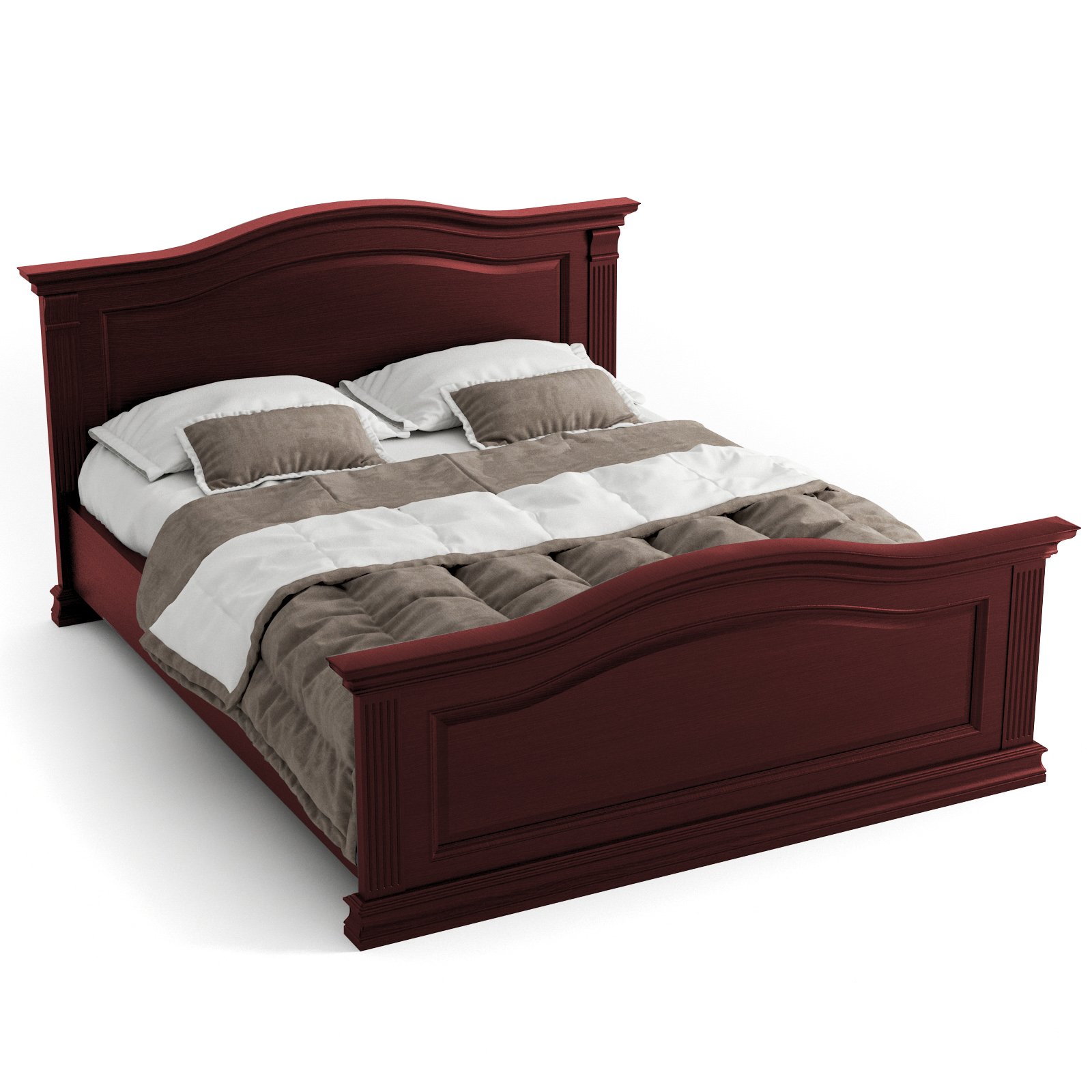 Кровать SDK Home Rimar, 140/160/180x200, цвет шатоRM.M21.184х21.U.S