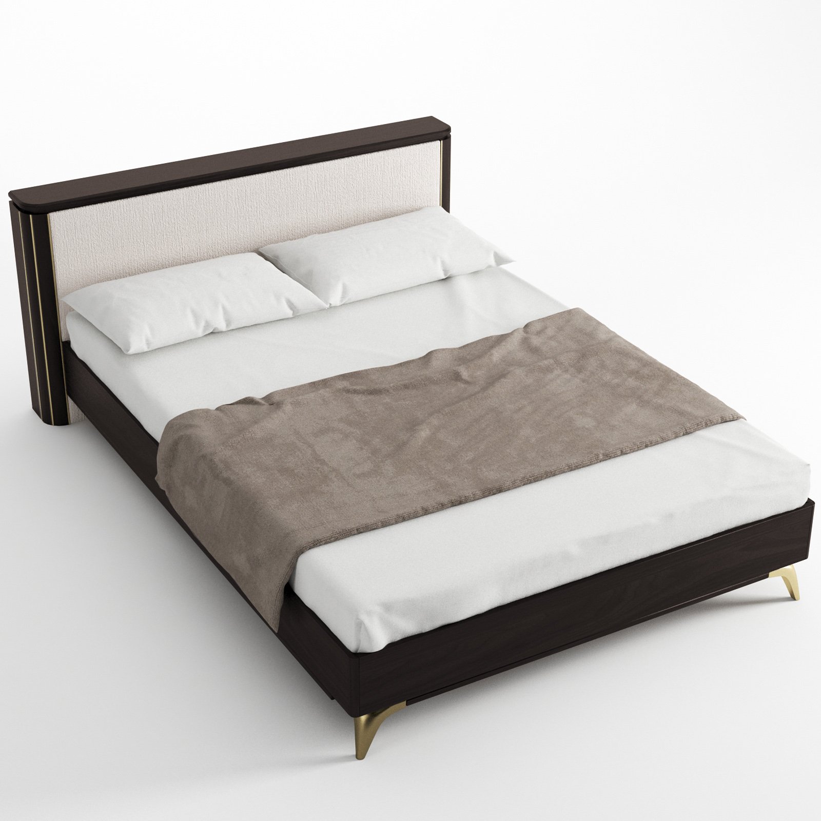Кровать SDK Home Luna, 160/180x200, цвет маренго/лориLN.M21.184х22.U.L