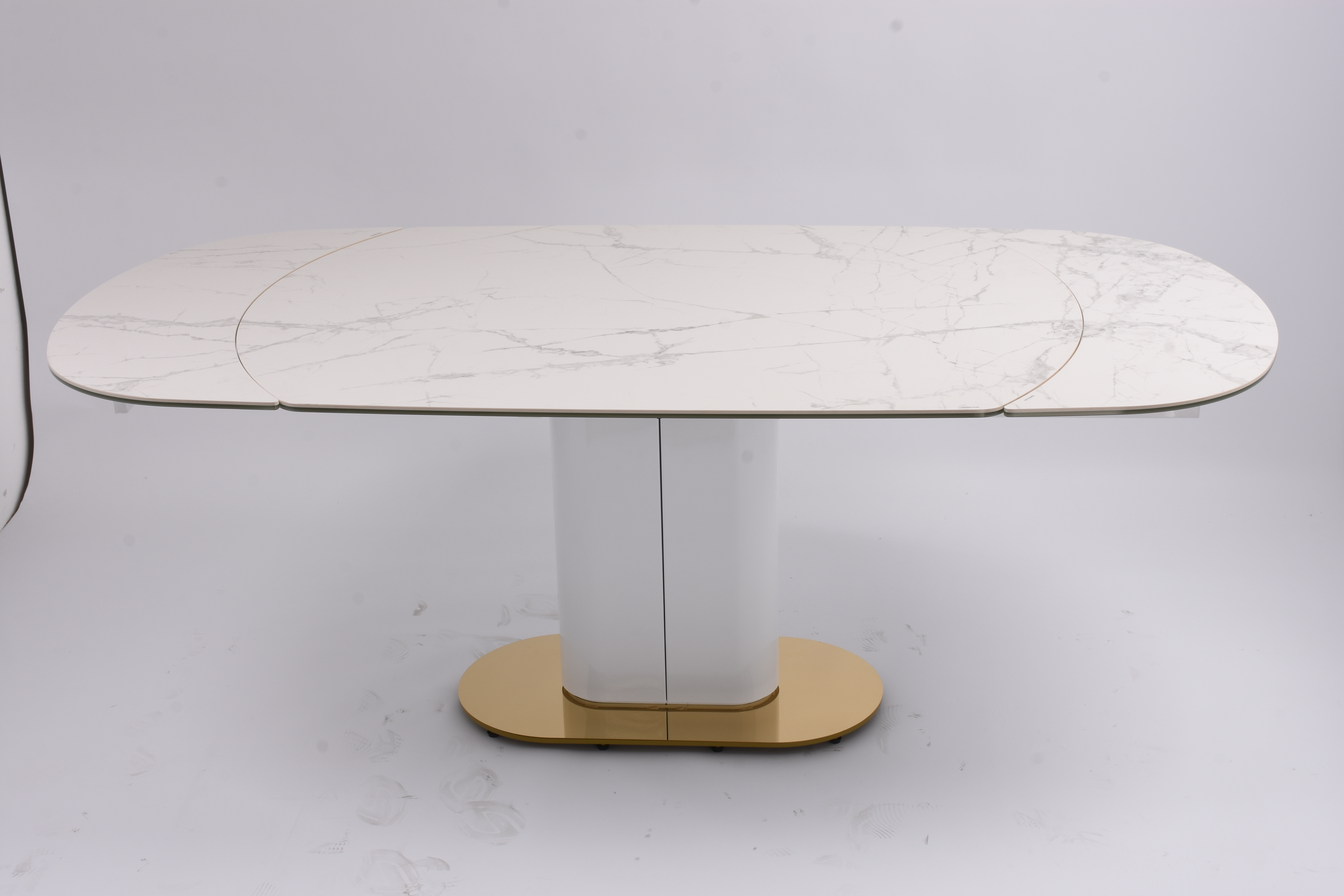 Стол обеденный раскладной IST-CASA Атриум-2 MC3035-140W, размер 140(30+30)х100х77 см, цвет: белая керамика (MC3035-140Wcasa)MC3035-140Wcasa Стол обеденный раскладной IST-CASA Атриум-2 MC3035-140W, размер 140(30+30)х100х77 см, цвет: белая керамика (MC3035-140Wcasa)MC3035-140Wcasa