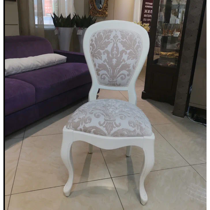 Стул Panamar, цвет белый, ткань Signoria 3, размер 50х58х101 см (415.000)415.000