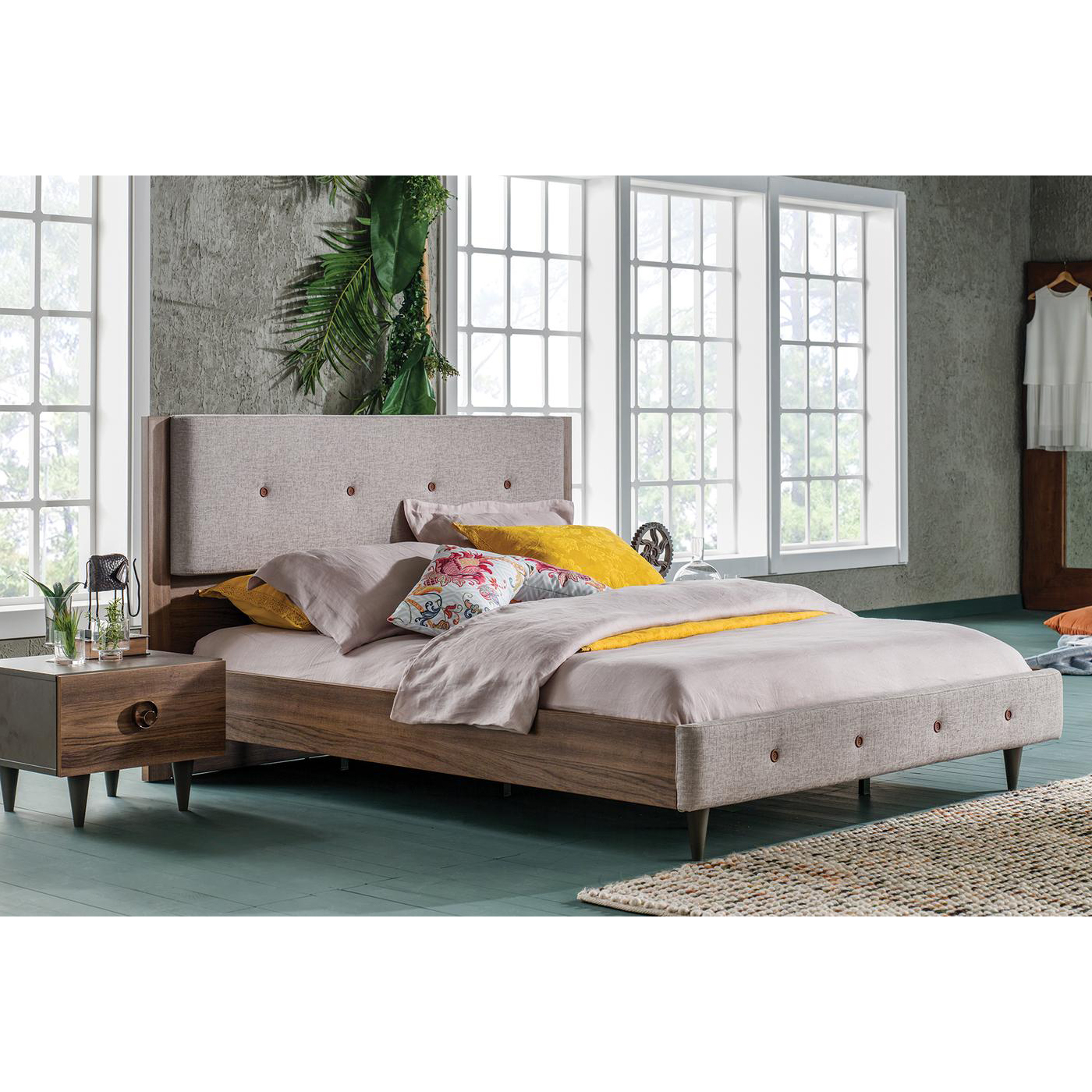 Кровать Enza Home Rosa, полуторная, 150х200 см (остатки)