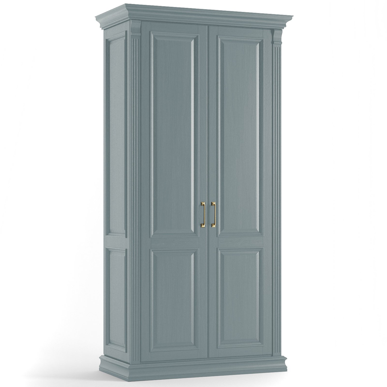 Шкаф платяной SDK Home Rimar двухдверный, цвет: лагуна (RM.P02.102х64.U.L)RM.P02.102х64.U.L