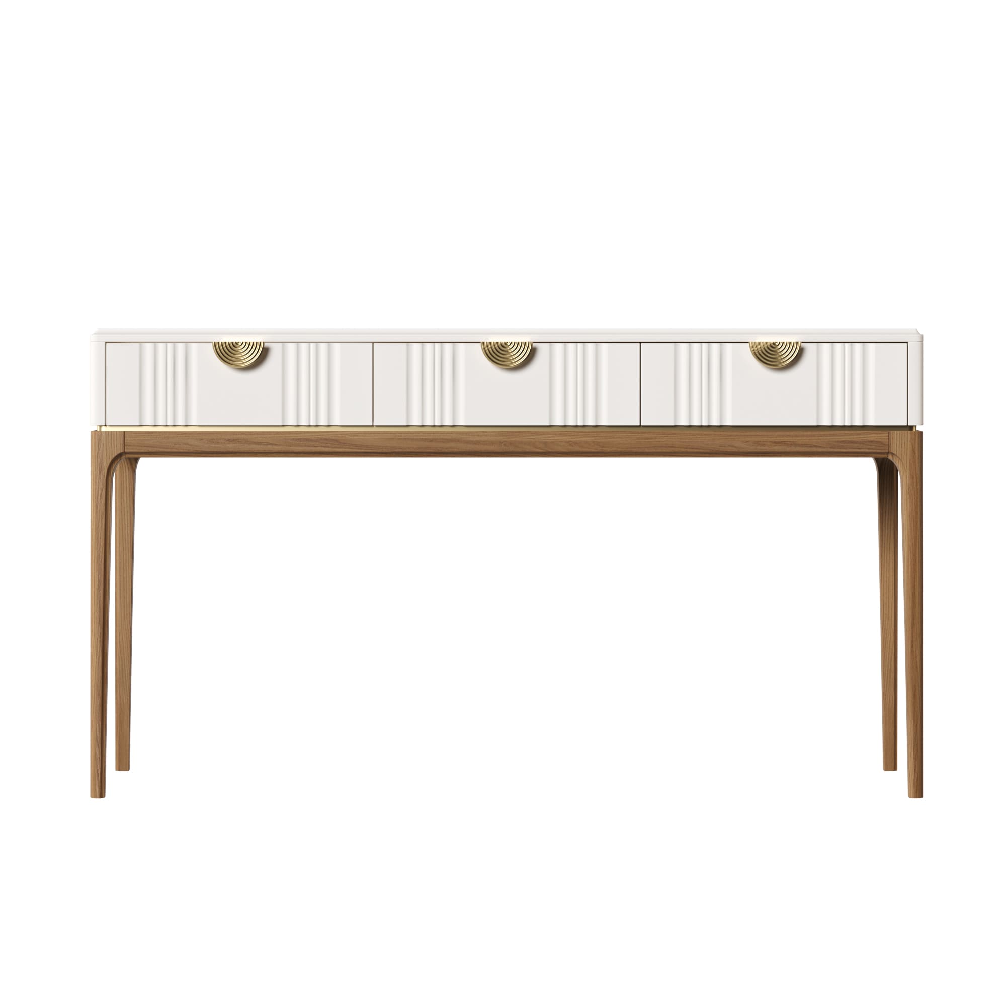 Консоль Bari White, 3 ящика, 140х40х80 см, цвет: белый (BR903W)BR903W Консоль Bari White, 3 ящика, 140х40х80 см, цвет: белый (BR903W)BR903W