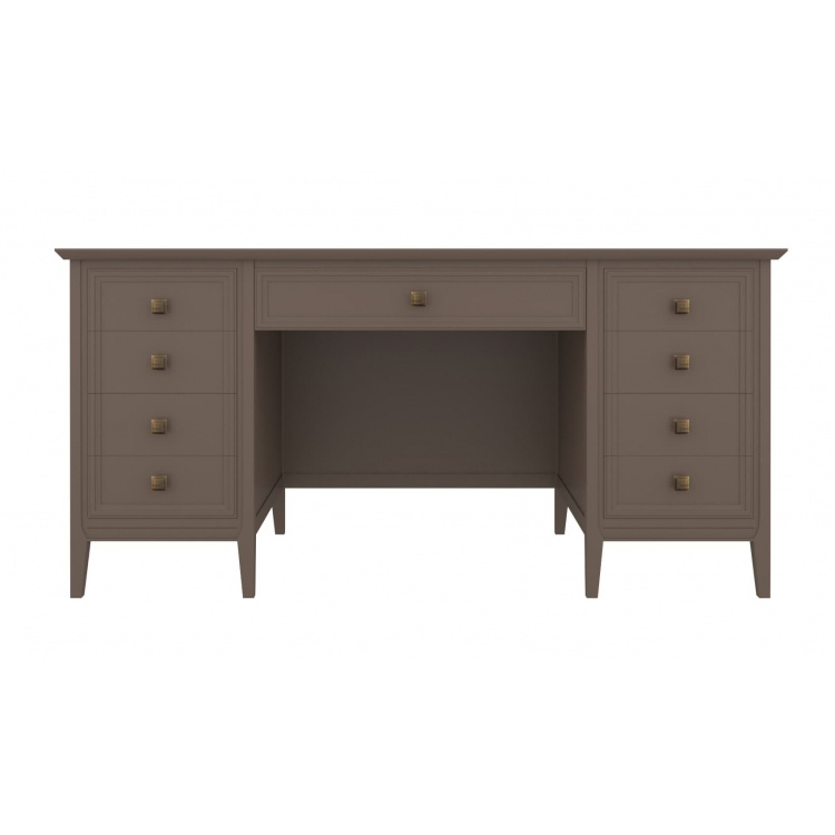 Стол письменный Tesoro Quartz, двухтумбовый, 166х70х80 см, цвет: кварц (T709Q)T709Q