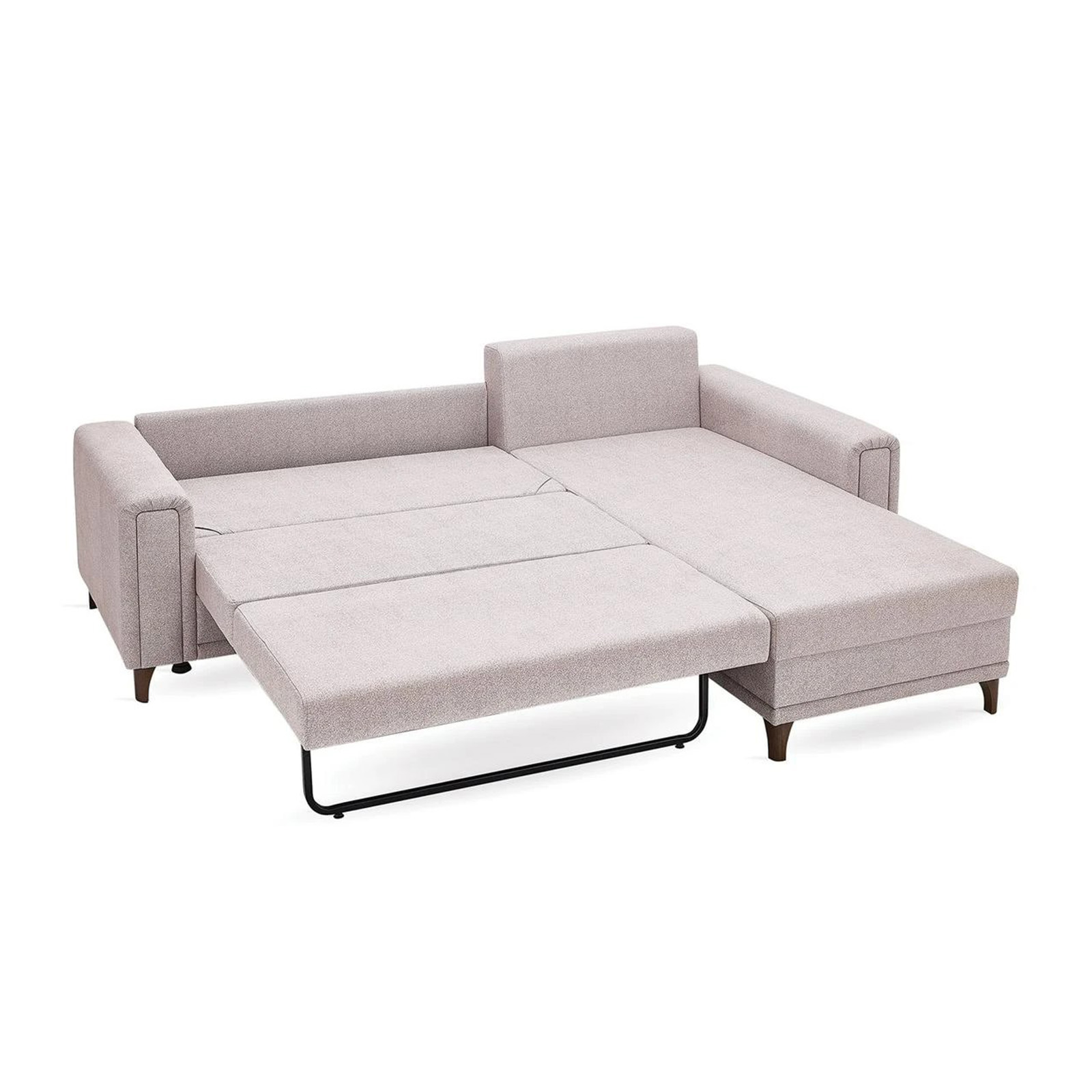 Диван-кровать Enza Home Maris, угловой, правый, цвет 14212 Mavi, размер 257х206х87 см Диван-кровать Enza Home Maris, угловой, правый, цвет 14212 Mavi, размер 257х206х87 см