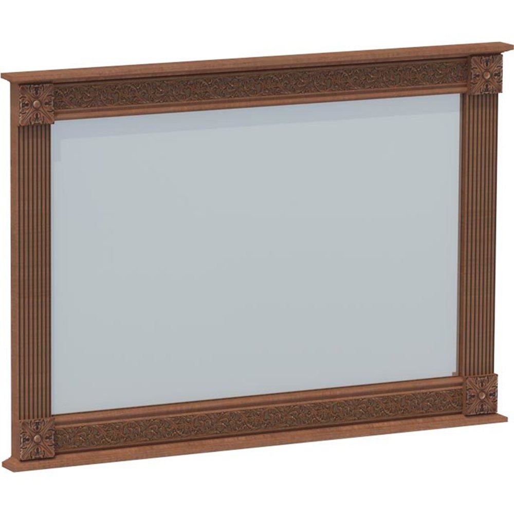 Зеркало навесное Патриция, цвет: бьянко / кремона / орех / вишня, 102х70х5 см (ЗН-100)ЗН-100 