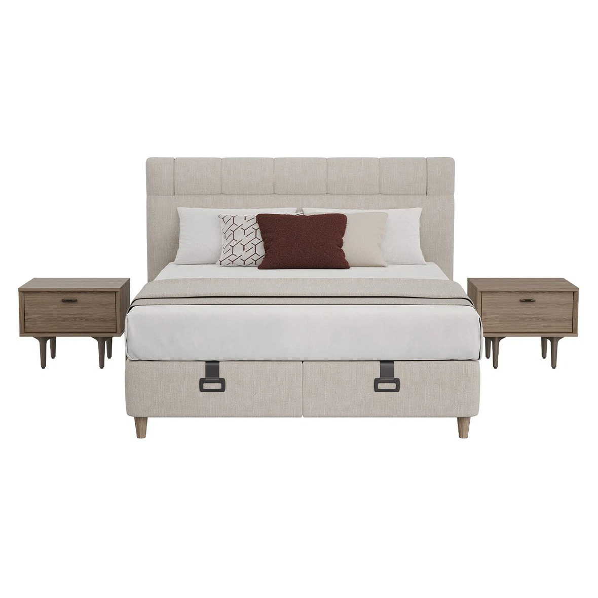 Кровать Enza Home Paloma, двуспальная, 160х200 см, с подъемным механизмом55551009350001+55552010530001 Кровать Enza Home Paloma, двуспальная, 160х200 см, с подъемным механизмом55551009350001+55552010530001