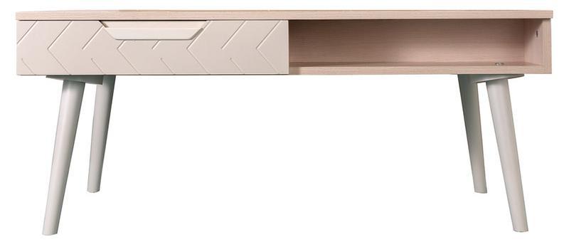 Стол журнальный R-Home Сканди, размер 110x60x45 см,цвет: жемчужно-белый (4003450h_Жемчуг)4003450h_Жемчуг