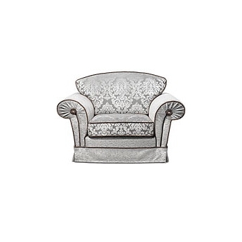 Кресло Nostalgia Camelgroup, ткань Emporia/Plain, Lumina plain/Damask Lumina Cat.F , размер 120x95x95 см