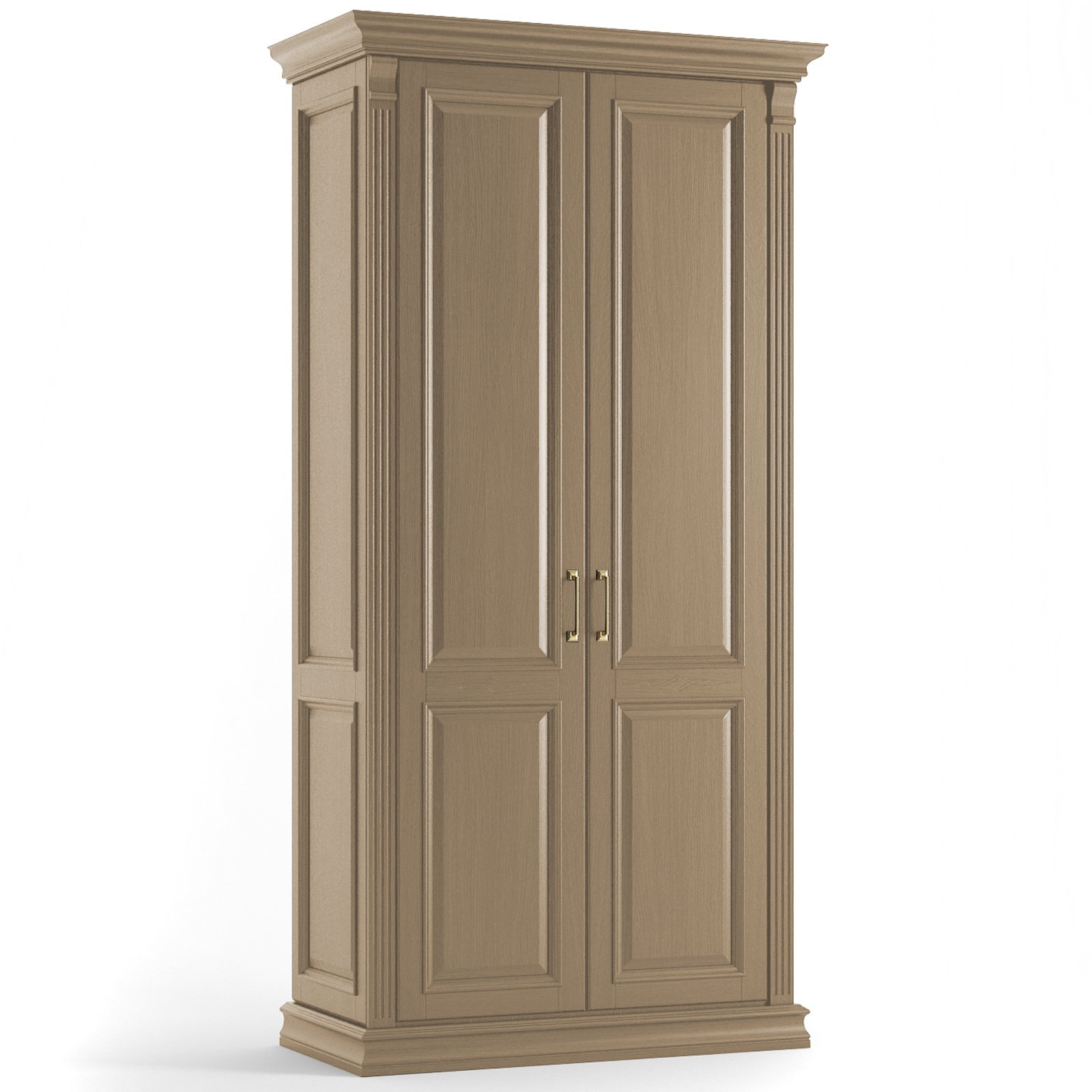 Шкаф платяной SDK Home Rimar двухдверный, цвет: пастель (RM.P02.102х64.U.P)RM.P02.102х64.U.P
