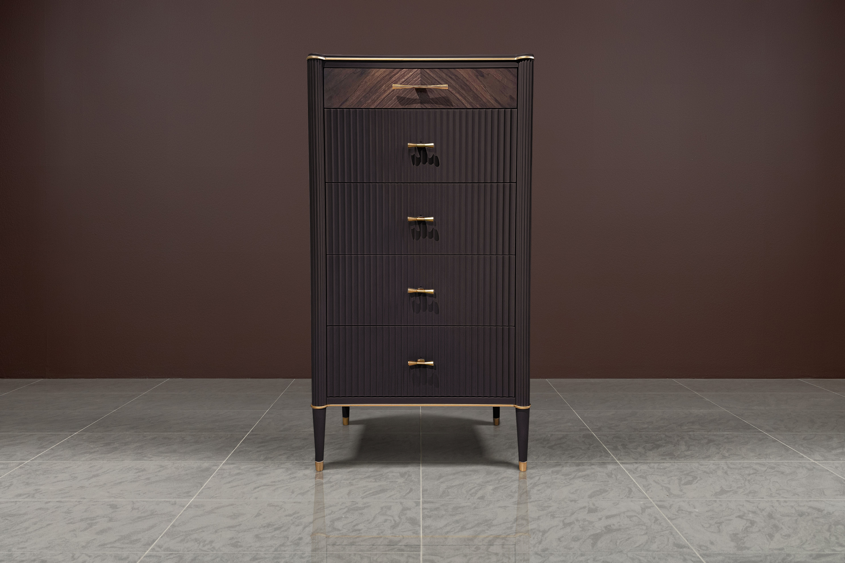 Комод высокий Timber Венеция, 70x45x127 см, цвет: Моккачино/Орех американский (Т-149/MO/NA)Т-149/MO/NA Комод высокий Timber Венеция, 70x45x127 см, цвет: Моккачино/Орех американский (Т-149/MO/NA)Т-149/MO/NA