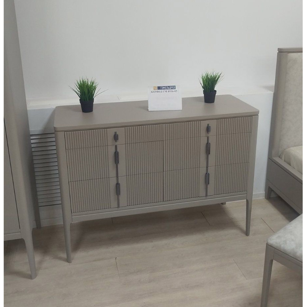 Комод Гомельдрев Мирано, 6 ящиков, размер 122х45х88 см, цвет какао (ГМ 8936-05)ГМ 8936-05