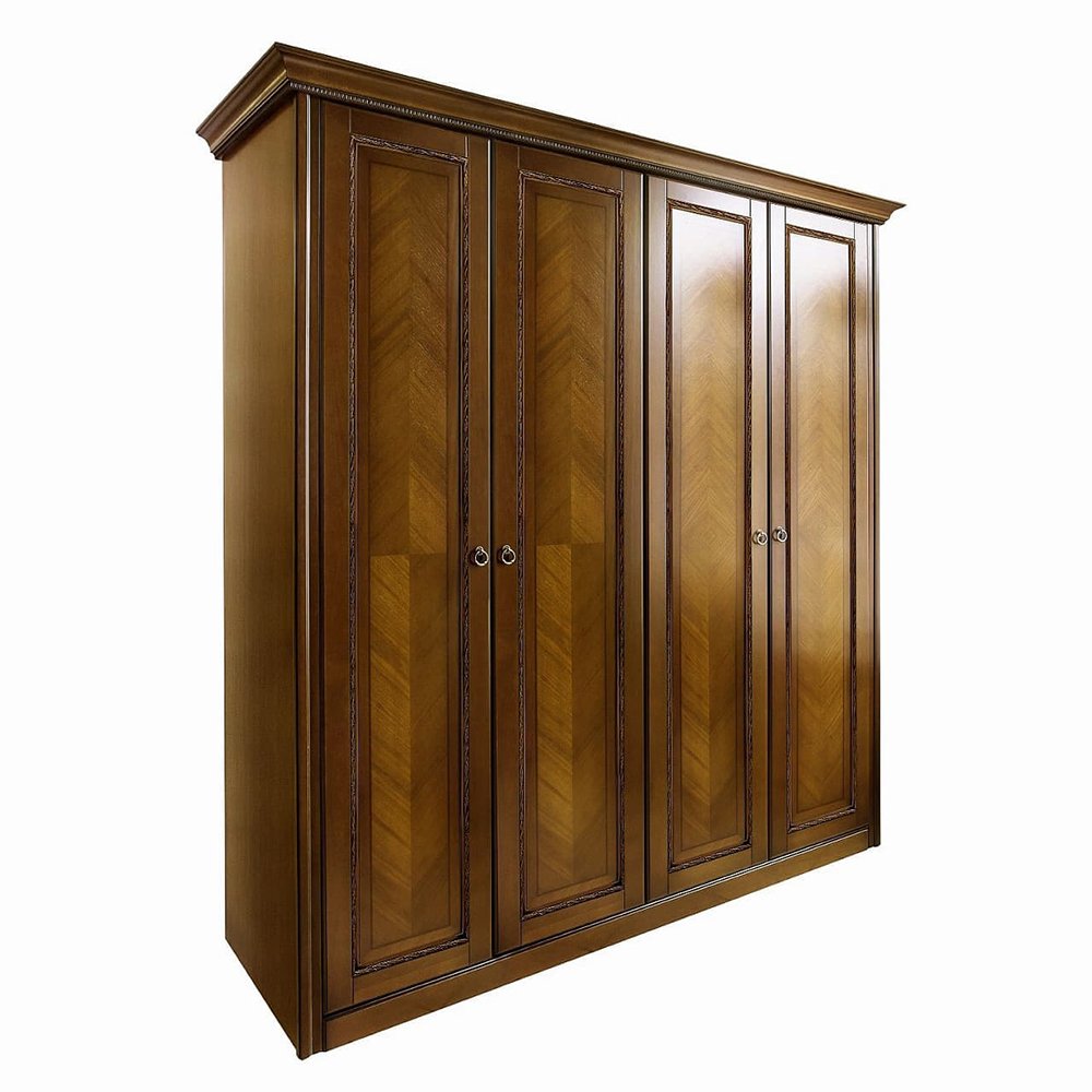 Шкаф четырёхдверный Timber Палермо, цвет орех (Т-754Д/N)Т-754Д