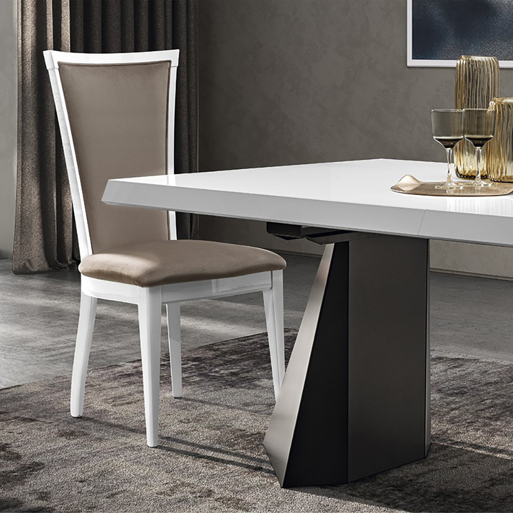 Стол обеденный Camelgroup Elite bianco, TENT раздвижной, цвет: белый глянец, 200(300)x105x77 см (155TAV.09BI)155TAV.09BI Стол обеденный Camelgroup Elite bianco, TENT раздвижной, цвет: белый глянец, 200(300)x105x77 см (155TAV.09BI)155TAV.09BI