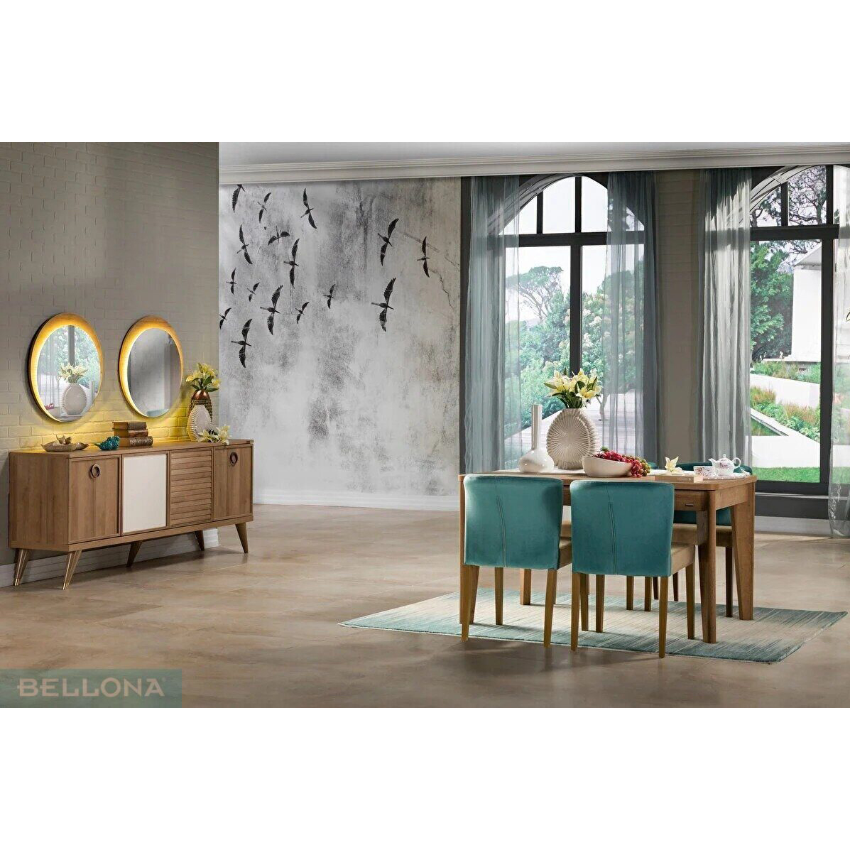 Стол обеденный Bellona Vienza, раскладной, mini, размер 140(180)x80x77 см (VIEN-14A)VIEN-14A