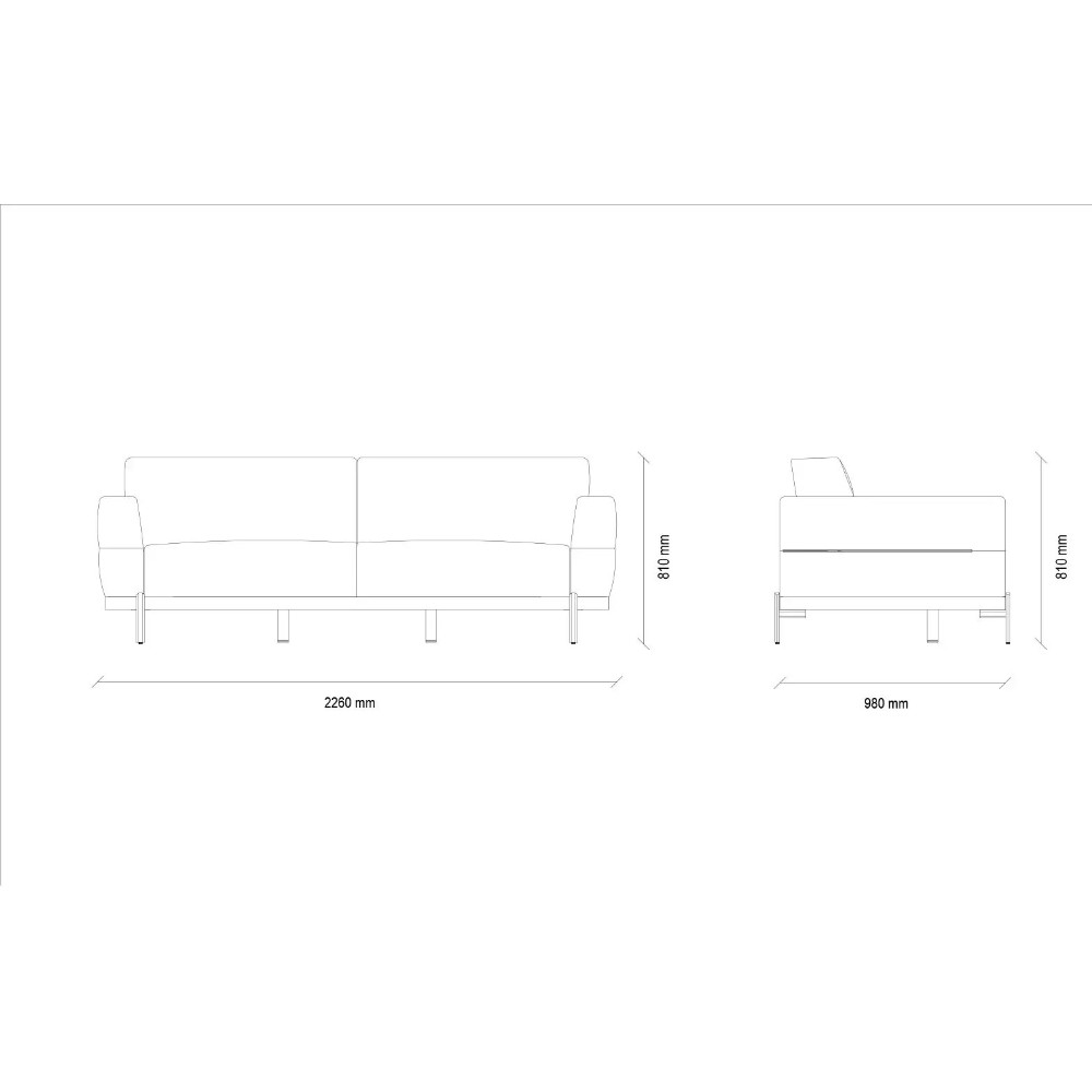 Диван-кровать белый Enza Home Terra, трёхместный, размер 226х98х81 см Диван-кровать белый Enza Home Terra, трёхместный, размер 226х98х81 см