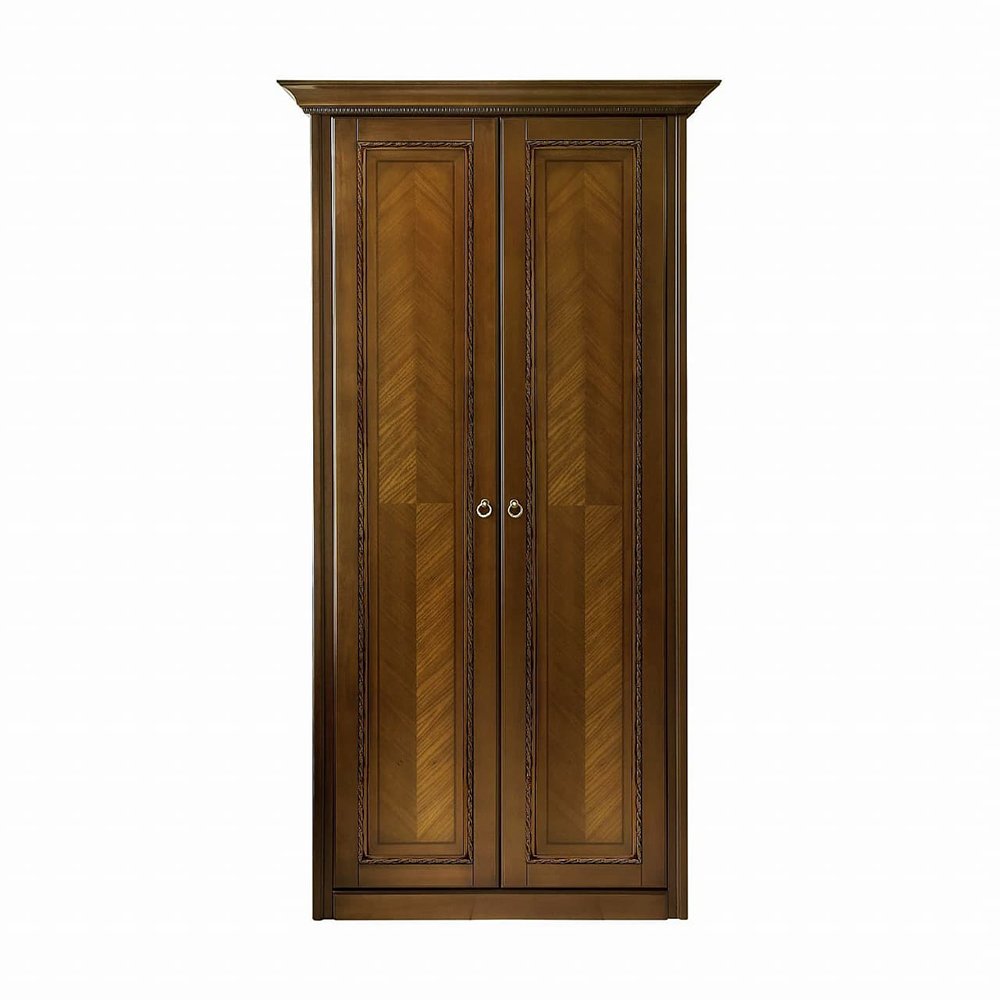 Шкаф двухдверный Timber Палермо, с одной полкой, цвет орех, 116х64х226 см (Т-752/N)T-752/N