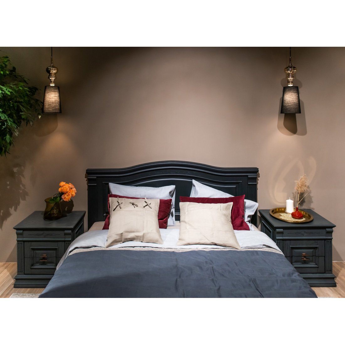 Кровать SDK Home Rimar, 140/160/180x200, цвет готикаRM.M21.184х21.U.G